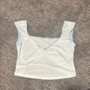Light Blue Women's Top Cute